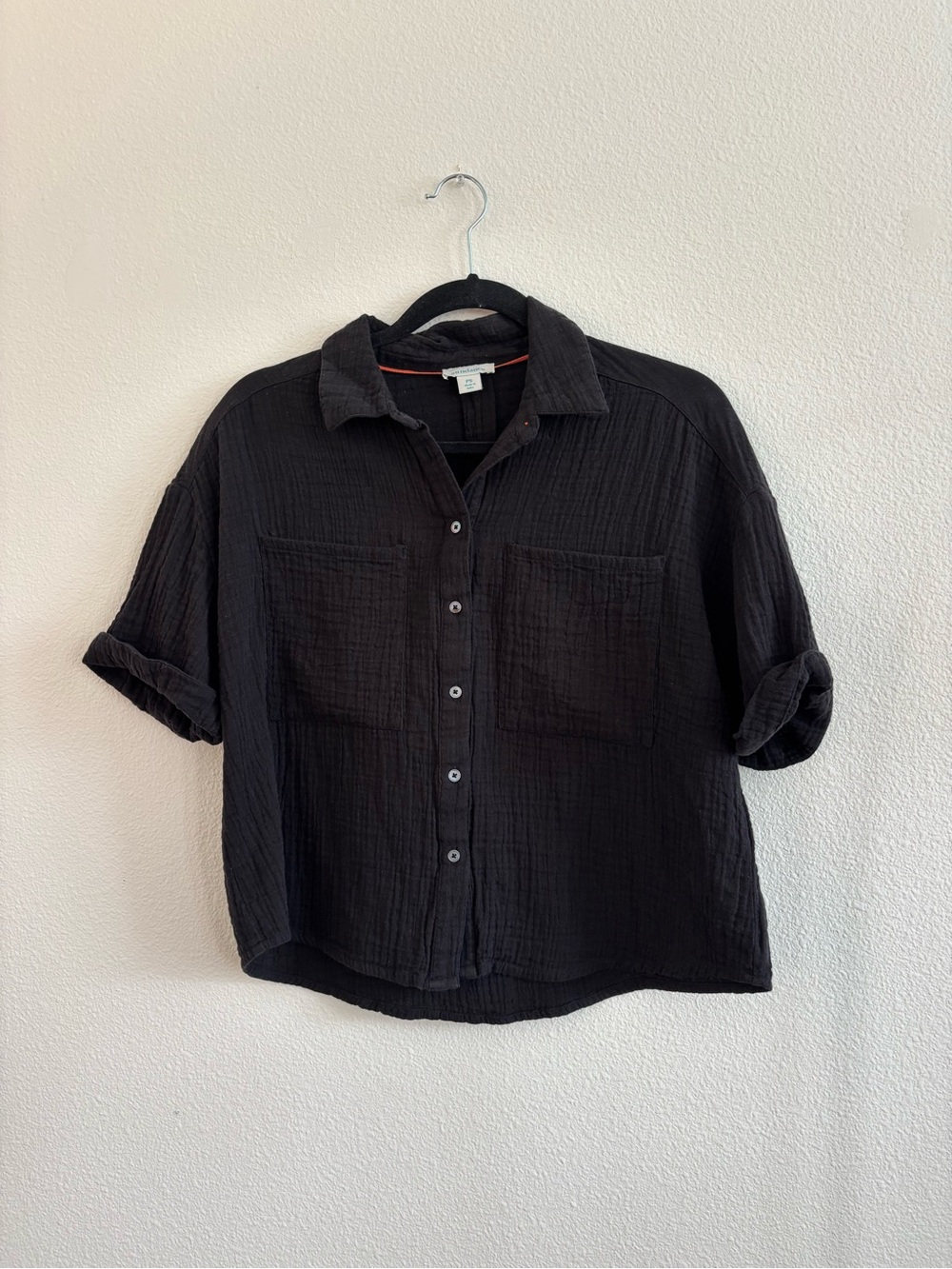 Sundance Mara Gauze Camp Shirt size small petite